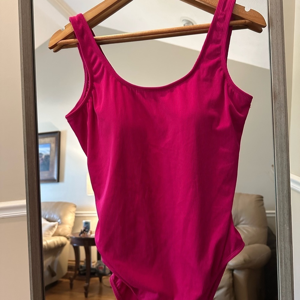 Catalina Pink One Piece Swimsuit - Picture 3 of 5
